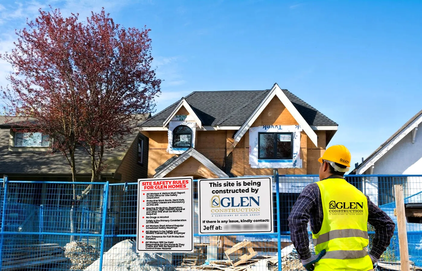 Glen Construction Banner